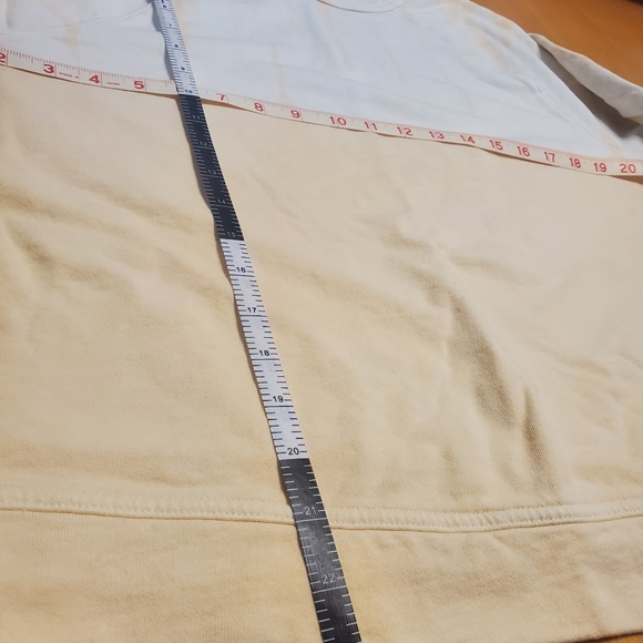 Good condition Peach color tiedye sweater top, womens Large - Picture 4 of 9